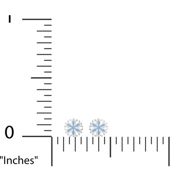 Disney Frozen Elsa Snowflake Earrings - Picture 10 of 11